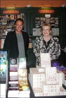 Anthony Horowitz and Antonia Fraser at the Festival