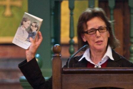 Claire Tomalin with The Invisible Woman